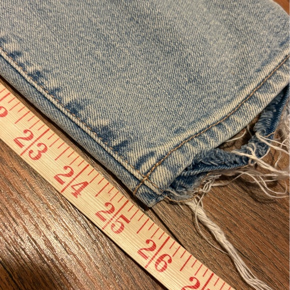 Pistola | Straight Leg Light Wash Button Fly Cropped Jeans - Picture 11 of 12